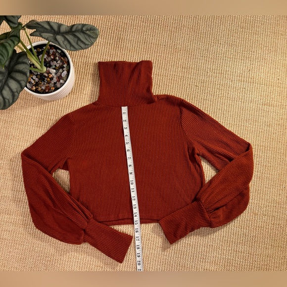 Cute, Rust Colored Urban Outfitters Turtleneck Pullover - Picture 3 of 6